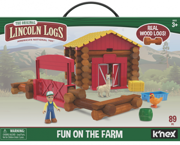 Lincoln Logs Fun on the Farm (102 Parts) Only $34.30!