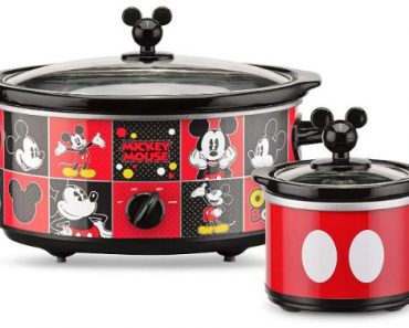 Disney Mickey Mouse Oval Slow Cooker with 20-Ounce Dipper, 5-Quart – Only $31.99!