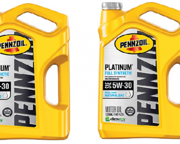 Pennzoil Platinum Full Synthetic 5W-30 Motor Oil (5-Quart) Only $15.57 Shipped! (Reg. $23)
