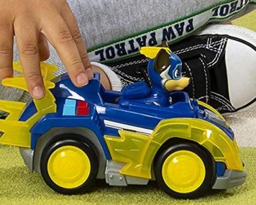 Paw Patrol, Mighty Pups Super Paws Chase’s Deluxe Vehicle – Only $14!