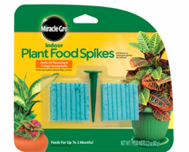 Miracle-Gro Indoor Plant Food Spikes $2.24