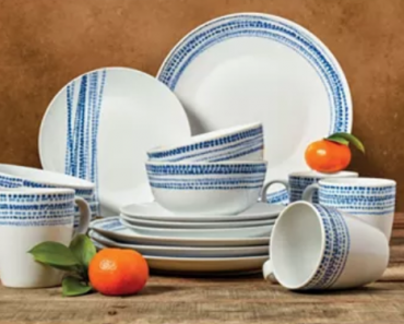 Tabletop Unlimited Aaron 16pc Dinnerware Set Only $19.99! (Reg. $70) Great Reviews!
