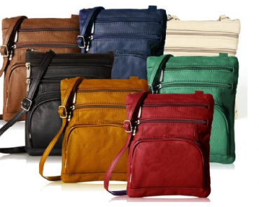 Super Soft Leather Crossbody Bag Only $16.49 Shipped! 8 Choices to Choose From!