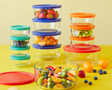 Pyrex 24 Piece Simply Store Round Glass Food Storage Set Only $17.42! (Reg $29.99)