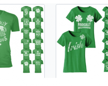 Men’s and Women’s St. Patrick’s Day T-Shirts Only $15.99 Shipped!