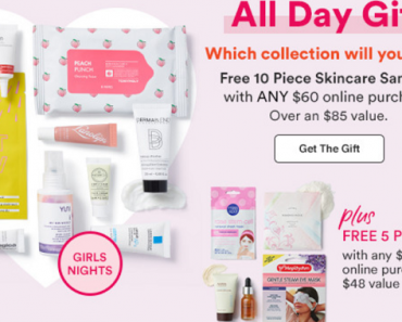 ULTA: FREE 10 Piece Skincare Sampler with ANY $60 Online Purchase! Today Only!