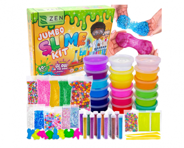 DIY Slime Kit – Ultimate Glow in The Dark Glitter Slime Making Kit – Just $15.96! Awesome price drop!
