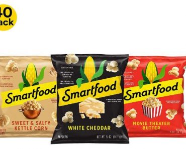 Smartfood Popcorn Variety Pack, 0.5 Ounce (Pack of 40) – Only $10.28!