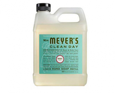 Mrs. Meyer’s Liquid Hand Soap Refill, Basil, 33 Ounce – Just $5.93!