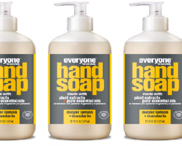 Everyone Hand Soap, Meyer Lemon and Mandarin, 12.75 Fl Oz (Pack of 3) Only $8.33 Shipped! (Reg. $15)