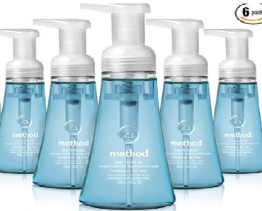 Method Foaming Hand Soap, Sea Minerals, 10 Fl Oz (Pack of 6) Only $9.93 Shipped!