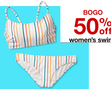 Target: Women’s Swimsuits Buy 1, Get 1 50% off! Plus, FREE Shipping!