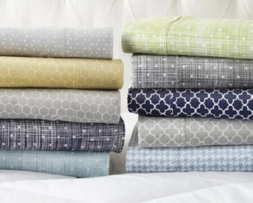 Home Collection 4-Pc Sheet Set (Multiple Designs) Only $26.99 Shipped! (Reg. $99.99)