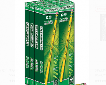Ticonderoga #2 Pencils- 96 ct Only $9.35! (That’s Only 10 cents per pencil)