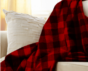 Red Buffalo Plaid Sunbeam Heated Electric Microplush Throw Blanket with 3 heat settings Only $14.96! (Reg. $35)