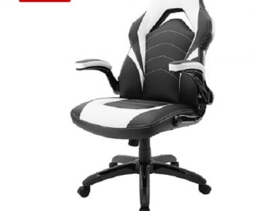 Staples Bonded Leather Gaming Chair Black/White for Only $104.99 Shipped! (Reg. $200)