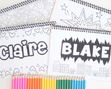 Personalized Coloring Books Only $9.99 + FREE Shipping!