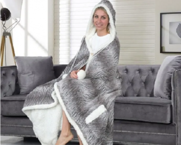 Ultra Plush Sherpa Lined Hooded Snuggle Only $22.99 + FREE Shipping! (Reg. $77)