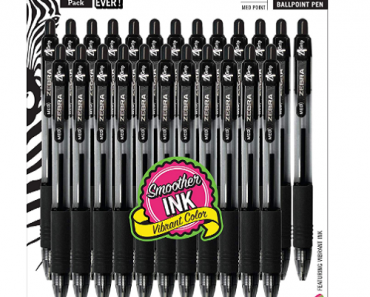 24-pack of Zebra Pen Z-Grip Retractable Black Ink Ballpoint Pens Only $5.69! (Reg. $13.49)