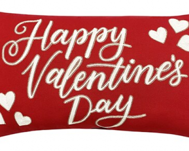 Happy Valentine’s Day Throw Pillow – Just $15.29! Kohl’s 15% Off plus Home Code! Earn Kohl’s Cash! Spend Kohl’s Cash! Stack Codes!
