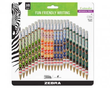 Zebra Cadoozles Mechanical Pencil 28 Count Only $5.89!