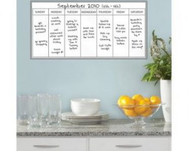 WallPops Whiteboard Weekly Calendar Only $6.50!