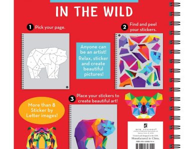 In the Wild Sticker by Letter Puzzle Book Only $5.74!