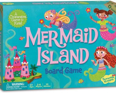 Peaceable Kingdom Mermaid Island Cooperative Board Game for Kids – Only $15.99!