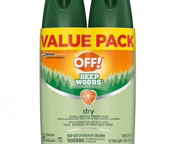 OFF! Deep Woods Insect Repellent VIII Dry (2 Count) Only $7.97!