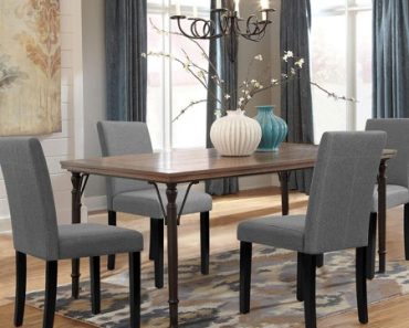 Walnew Set of 4 Modern Upholstered Dining Chairs with Wood Legs Only $104.99!