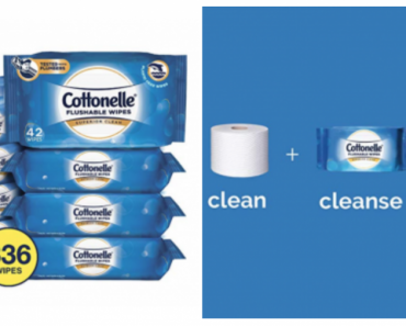 Cottonelle FreshCare Flushable Wipes for Adults 336-Count Just $10.29 Shipped!