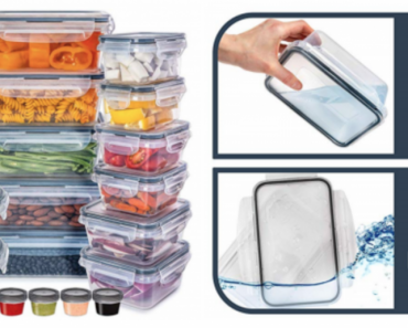 20-Count Plastic Food Storage Containers with Lids Just $28.04!