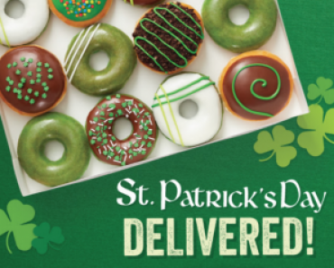 Krispy Kreme: St. Patricks Day Donughts Delivered!