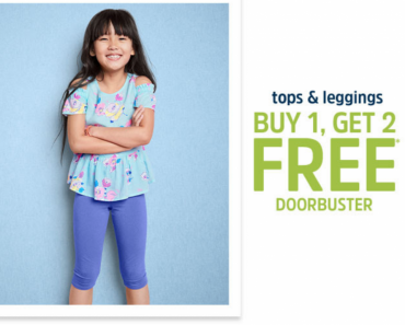 Osh Kosh: Tees, Tops, & Leggings Buy 1 Get 2 FREE! Plus, 20% off $40 Or More & FREE Shipping!