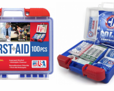 Be Smart Get Prepared 100-Piece First Aid Kit Just $7.74!