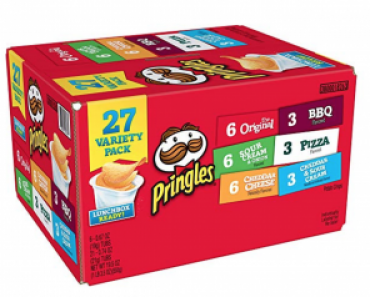 Pringles Snack Stacks Potato Crisps Chips, Flavored Variety Pack 27-Count $8.98!