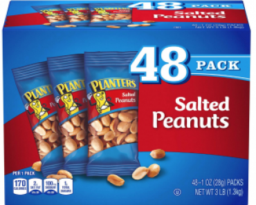 PLANTERS Salted Peanuts, 1 oz. Bags (48 Pack) Just $7.11 Shipped!