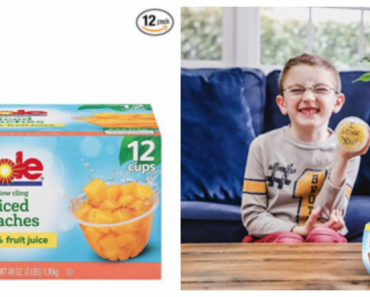 Dole Fruit Bowls, Yellow Cling Diced Peaches 12-Count Just $6.58 Shipped!