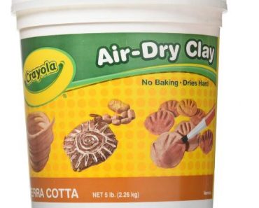 Air Dry Clay, 5-lb. Bucket (Terra Cotta) – Only $8.99!
