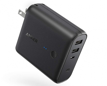 Anker PowerCore Fusion 5000, Portable Charger 2-in-1 with Dual USB Wall Charger – Just $19.99!