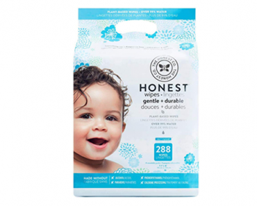 The Honest Company Baby Wipes – Pure and Gentle Plant-Based Alcohol, Fragrance and Paraben Free Hypoallergenic Honest Wipes 288 Count – Just $16.99!