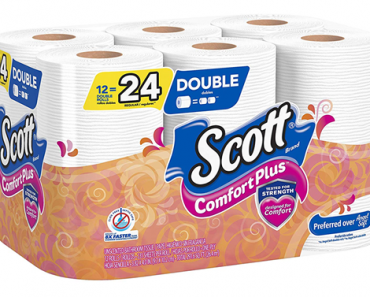 Scott ComfortPlus Toilet Paper, 12 Double Rolls – Just $5.48!