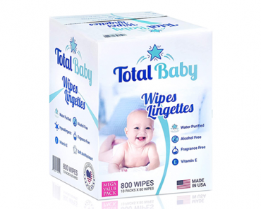 In Stock! Total Baby Natural Sensitive Baby Wipes – 800 Count – Just $35.90!