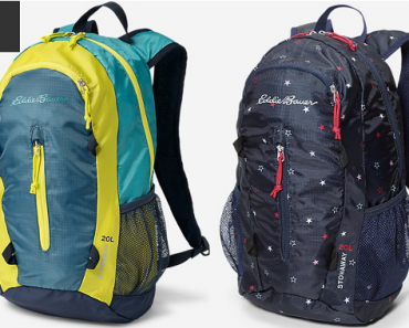 Eddie Bauer Stowaway Packable 20L Daypacks Only $15 Shipped! (Reg. $30) Use for Emergency Kit Bags!