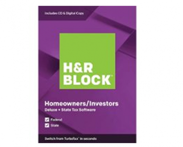 Save 50% on select H&R Block tax software!