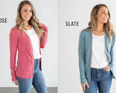 Snap Up Cardigans | S-XL Only $13.99! Choose from 11 Different Colors!