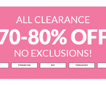 The Children’s Place: Up To 80% Off Clearance Items + FREE Shipping!