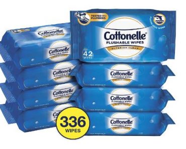 Cottonelle FreshCare Flushable Wipes for Adults (Pack of 8) – Only $13.29!