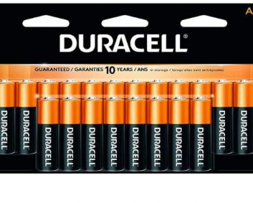Duracell CopperTop AA Alkaline Batteries (20 Count) – Only $12.20!