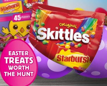 STARBURST Jellybeans, SKITTLES & STARBURST Easter Candy Bag, 45 Pieces, 20.4-Ounces – Only $7.99!